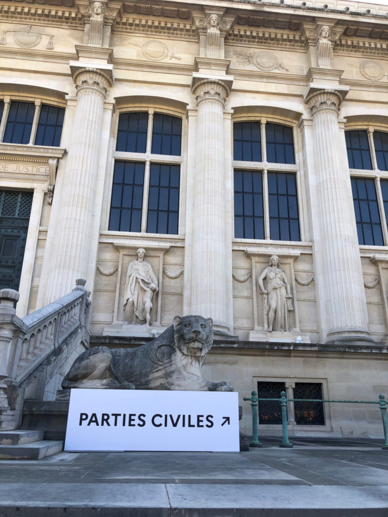 Accès parties civiles attentats